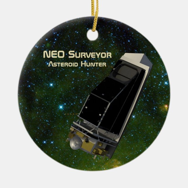 NEO Surveyor Asteroid Hunter Keramik Ornament (Vorne)