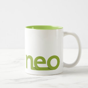 Néo- tasse verte de logo