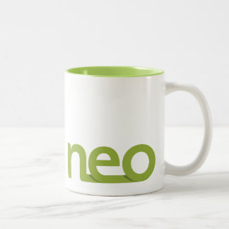 Néo- tasse verte de logo