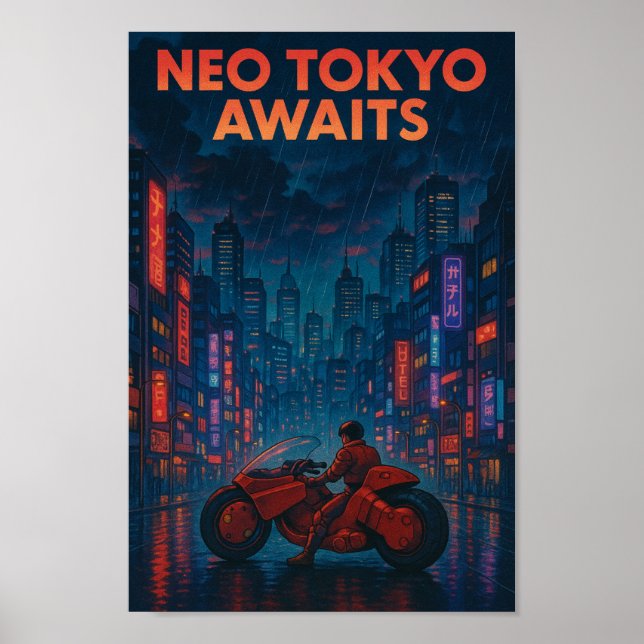 Neo-Tokyo Awaits Poster (Vorne)