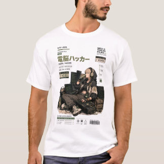 Neo Tokyo Files 005 - Cyberpunk-Anime-Techwear T-Shirt