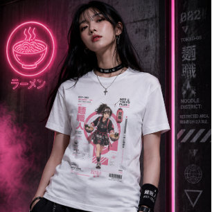 Neo Tokyo Files 008 – Nudeldistrikt Ramen Anim Tri-Blend Shirt