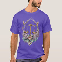 Neo-Traditional Libra – Heart & Honor T-Shirt