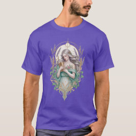 Neo-Traditional Virgo – Zachte Kracht T-Shirt
