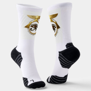 NeoAnkh 3D Horusauge Pyramiden Geflügelte Sonnensc Socken