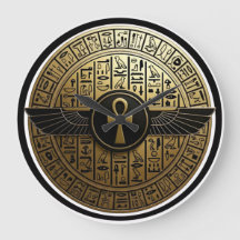 NeoAnkh Golden Ankh & geflügelte Sonnenscheibe Hie