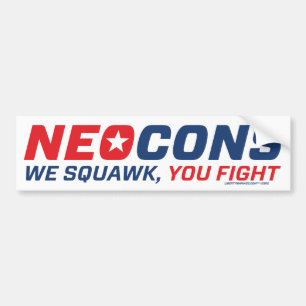 Neocon Chickenhawk Logo Autoaufkleber