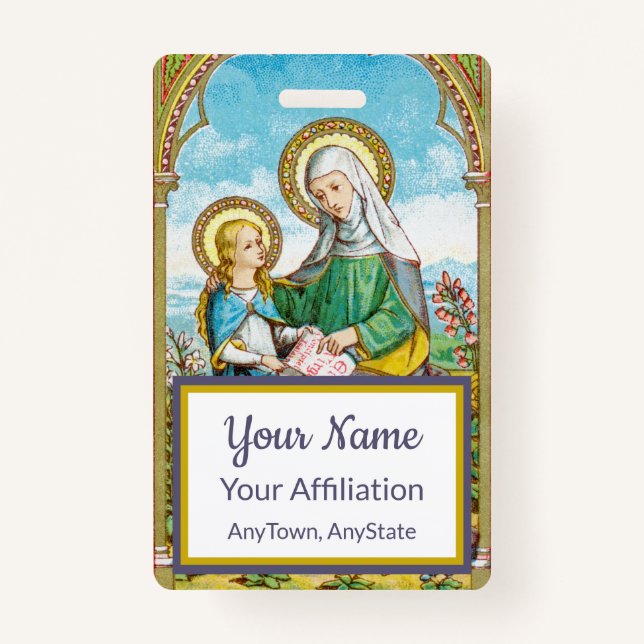 NeoGothic St. Anne und Young Mary (SAU 29) Abzeich Ausweis (Vorderseite)
