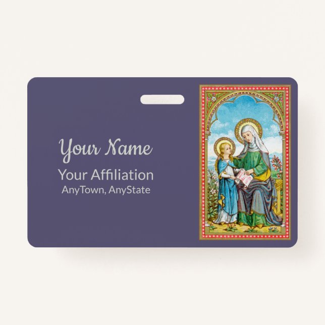 NeoGothic St. Anne und Young Mary (SAU 29) Abzeich Ausweis (Rückseite)