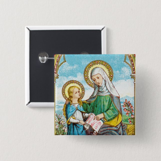 NeoGothic St. Anne und Young Mary (SAU 29) Button (Vorne & Hinten)