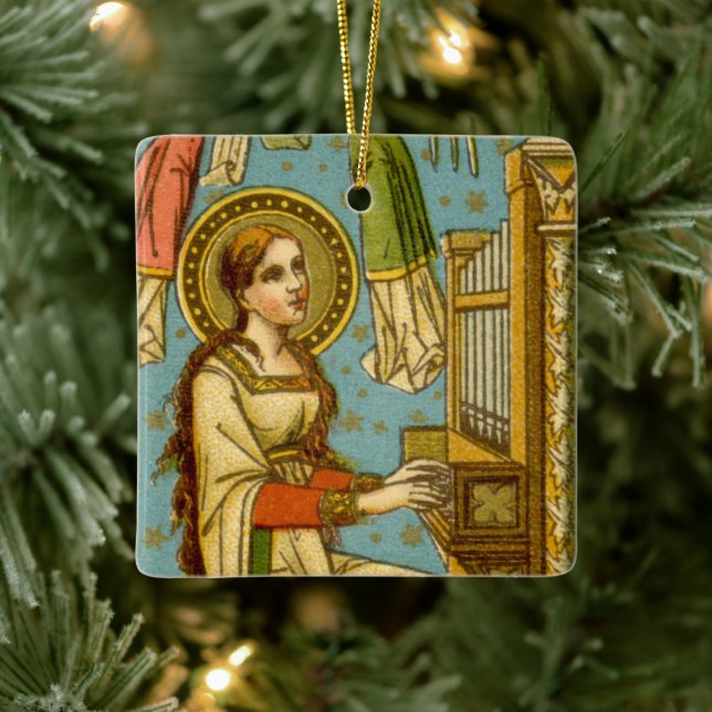 NeoGothic St. Cecilia of Rome (Einzelheiten; BNG 0 Keramikornament (Baum)
