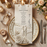 Neoklassische Cream-Garten-Romanze-Hochzeit