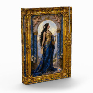 Neoklassische Pracht Muse Erato Calliopeia Fotoblock