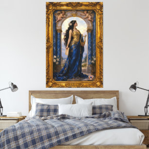 Neoklassische Pracht Muse Erato Calliopeia Leinwanddruck