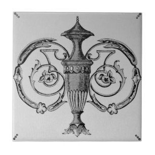 Neoklassische Urner Transferware Repro Fliese