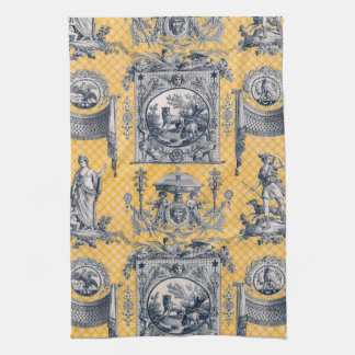 Neoklassisches Städtchen Französisch-Land Handtuch