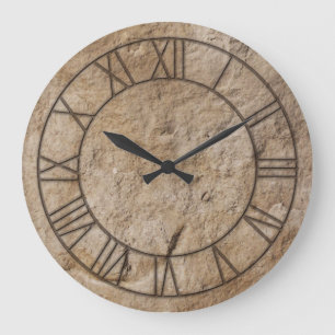 Neolithische Steinzeitalter-Wanduhr Große Wanduhr