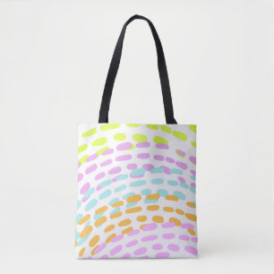 Neon 80er Farben im Tierdruck Tasche
