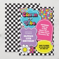 Neon 90s Retro Eleven ist ein Vibe 11. Geburtstag