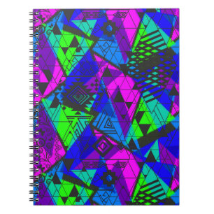 Neon abstrakt . notizblock