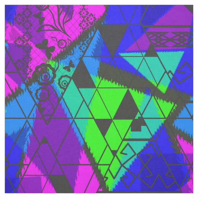 Neon abstrakt . stoff (Muster)