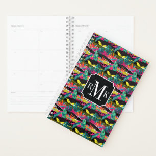 Neon Abstrakt Tropical Texture Pattern Planer
