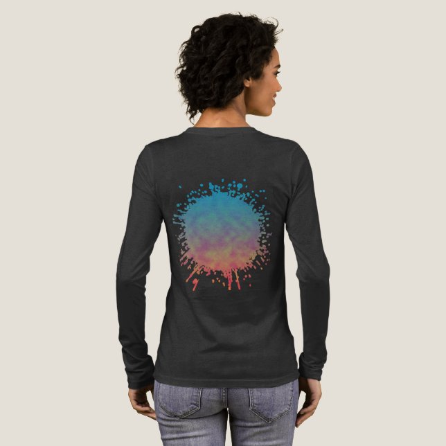 Neon Afterlight Tri-Blend Shirt (Voller Rückseite)