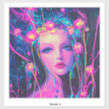 Neon Alien Goddess