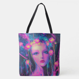 Neon Alien Goddess Tasche