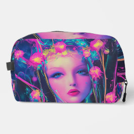 Neon Alien Goddess Waschbeutel
