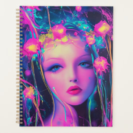 Neon-Alien-Göttin  Planer