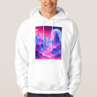Neon Alien Planet Sweat - shirt à capuche | Sci-Fi