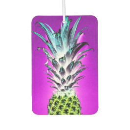 Neon Ananas farbenfrohe tropische Früchte Hawaii Autolufterfrischer