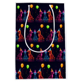 Neon Animal Themed Wrap Mittlere Geschenktüte
