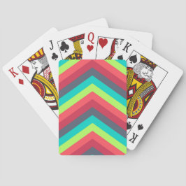 Neon Arrow Groove Spielkarten
