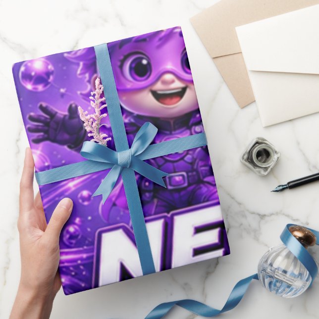 Neon ATOMIVRA Geschenkpapier (Schenken)
