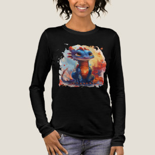 Neon Baby Dinosaur Glow - Radiant und Niedliches D Tri-Blend Shirt