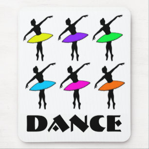 Neon Ballerinas Ballett Tutu Tanzlehrer Pointe Mousepad