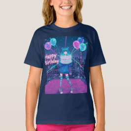 Neon Birthday von Natasha Us T-Shirt