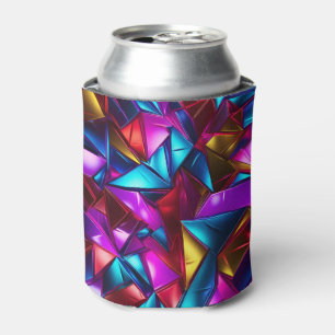 Neon Blacklight Abstrakt verkettetes Glas Dosenkühler