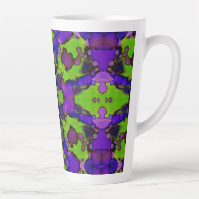 Neon Bloomstorm Milchtasse (Rechts)