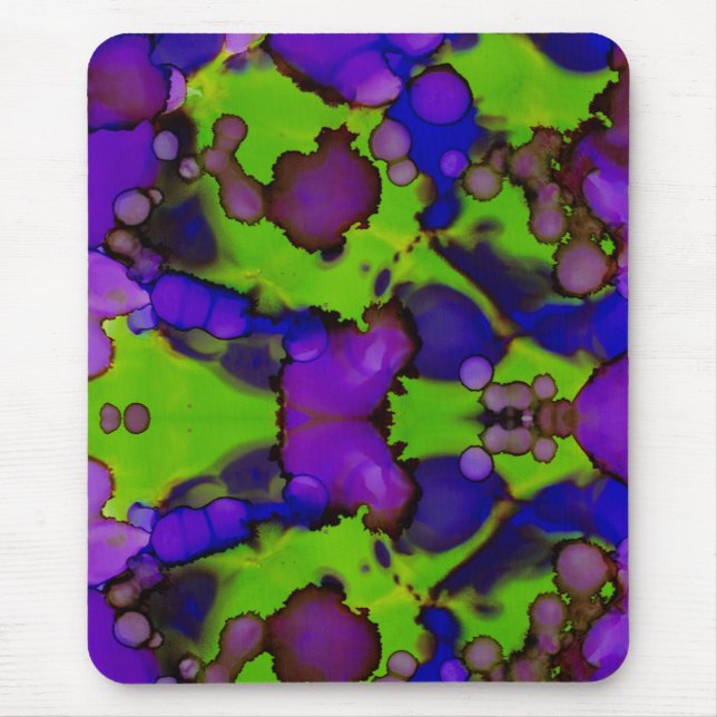 Neon Bloomstorm Mousepad (Vorne)