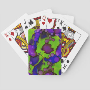 Neon Bloomstorm Spielkarten