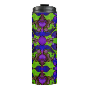 Neon Bloomstorm Thermosbecher