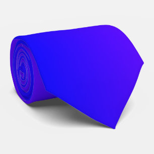 Neon Blue Neck Tie - Modern Krawatte