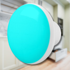 Neon Blue Solid Color | Classic Keramikknauf