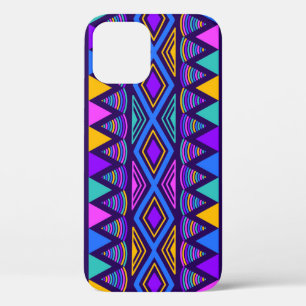 Neon Blue: Tribal Navajo Muster Case-Mate iPhone Hülle