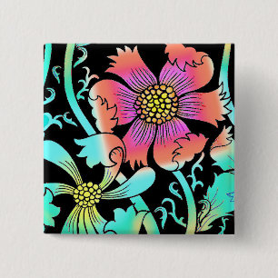 Neon Blume Button