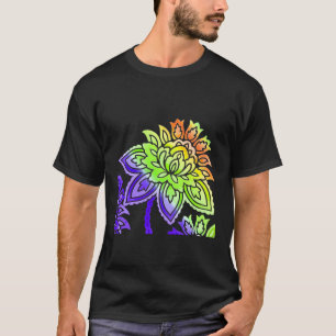 Neon Blume T-Shirt