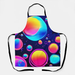 Neon Bubble Universe Schürze